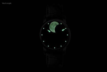 Schaumburg Watch - Perpetual MooN - Green Aventurine - Heren