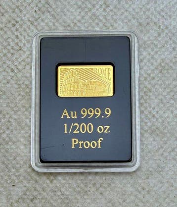 Îles Salomon. 10 Dollars Roma , Colosseum , oro (.999) Proof