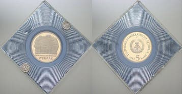 5 Mark 1982 A Gedenkmunten duitse Demokratische Republik, Verzenden, België