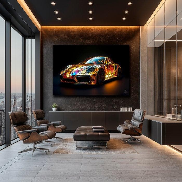 PLM-Art - Porsche Colors, Antiquités & Art, Art | Objets design