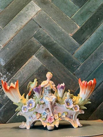 Pot de fleurs - Art nouveau – chef-dœuvre artisanal -