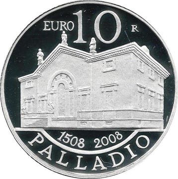 San Marino. 10 Euro 2008/2009 Monetary Union + Andrea