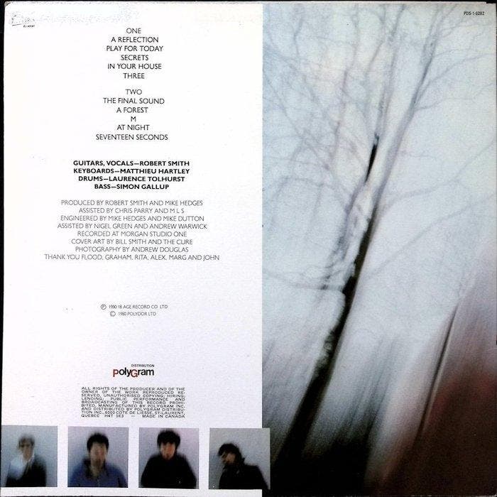 The Cure - Seventeen Seconds (Canada 1980 1st pressing LP) -, CD & DVD, Vinyles Singles