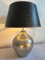 Lampe de table - Design - Chrome, Aluminium, Cuir