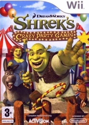Shreks Crazy Party Games (Wii Games), Consoles de jeu & Jeux vidéo, Ophalen of Verzenden