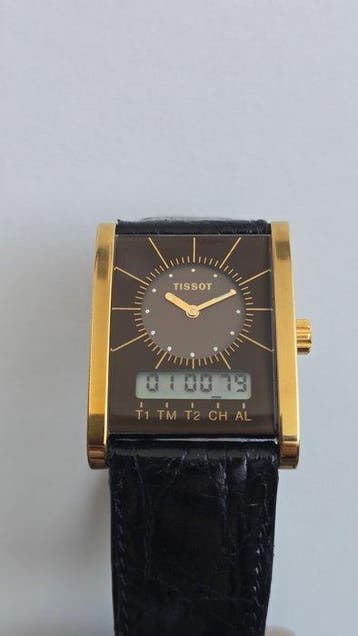 Tissot - TwoTimer Ana-Digi - Zonder minimumprijs - D377 -, Handtassen en Accessoires, Horloges | Heren, Nieuw