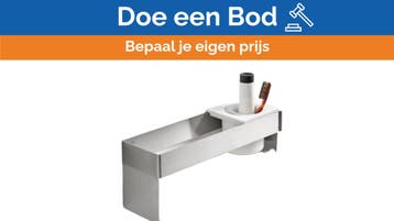 Bieden: Agape 369224A dispenser inox soap holder, Ophalen of Verzenden