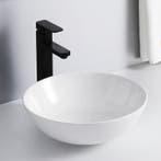 SALE - Luka 39 - Glans wit - Waskom -  -  - Keramiek -  Rond, Ophalen of Verzenden