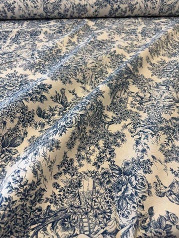 Decoratieve stof met grote charme en een verfijnde Toile de