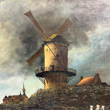 J. v. d. Bruyn - Naar De Molen bij Wijk bij Duurstede van