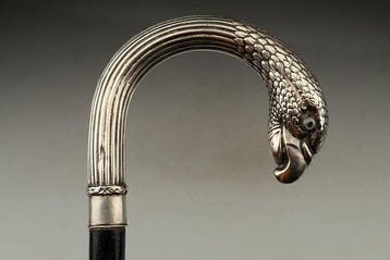 Canne de marche - Argent 800