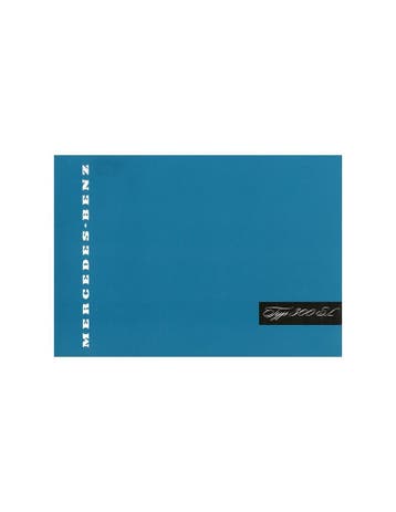 1955 MERCEDES BENZ 300 SL BROCHURE DUITS, Ophalen of Verzenden