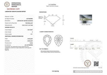 Zonder minimumprijs - Ring - 14 karaat Geel goud - 1.00ct., Nieuw