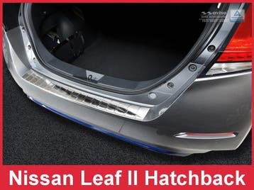 Avisa Achterbumperbeschermer | Nissan Leaf 17- 5-d |  roestv, Verzenden, Nieuw