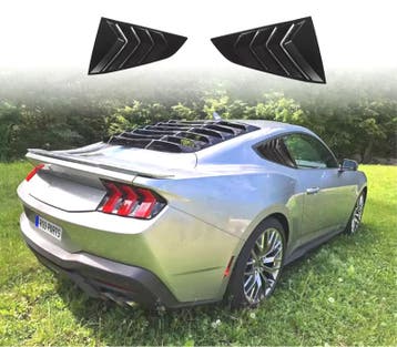 CACHE LATÉRALE FORD MUSTANG 24- NOIR BRILLANT, Verzenden
