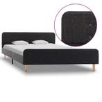 vidaXL Bedframe jute donkergrijs 140x200 cm, Huis en Inrichting, Verzenden, Nieuw
