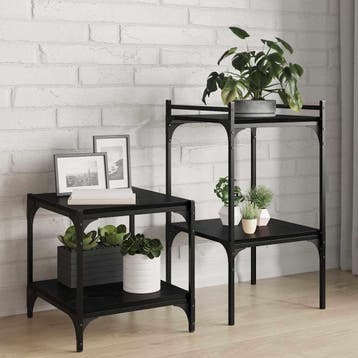 vidaXL Boekenplank Bord 3-laags 4 st 40 x 40 x 1,5 cm, Verzenden