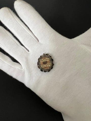 Reliekhouder - Legering - 1800-1850 - Ex Veste - Sint Pius V