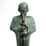 Oud-Egyptisch Brons Fragmentarische figuur van Ptah
