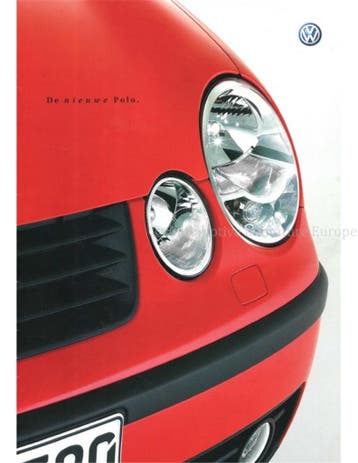 2002 VOLKSWAGEN POLO BROCHURE NEDERLANDS, Ophalen of Verzenden, Nieuw