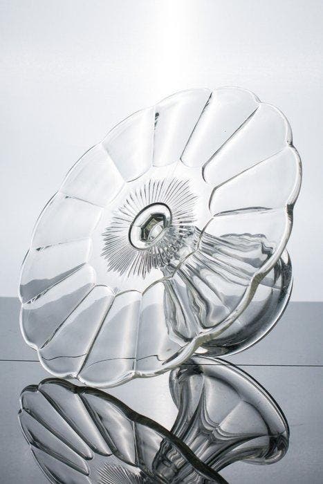 Val Saint Lambert - Charles Graffart & René Delvenne - Plat, Antiek en Kunst, Kunst | Designobjecten