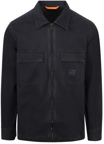 BOSS Overshirt Lovel Navy maat Maat 52/54 (L) Heren, Maat 52/54 (L), BOSS, Nieuw, Verzenden