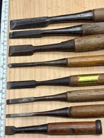 Japanse timmerbeitelset YC85 – 8 stuks (inclusief ronde