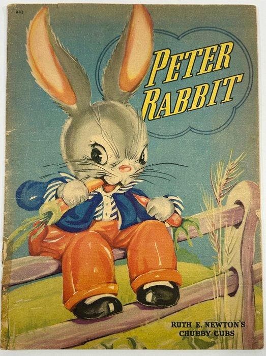 After Beatrix Potter - Lot of 3 Peter Rabbit Tales, Antiek en Kunst, Antiek | Boeken en Manuscripten