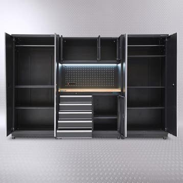 Datona Werkbank 120 cm met gereedschapskast en twee, Ophalen of Verzenden