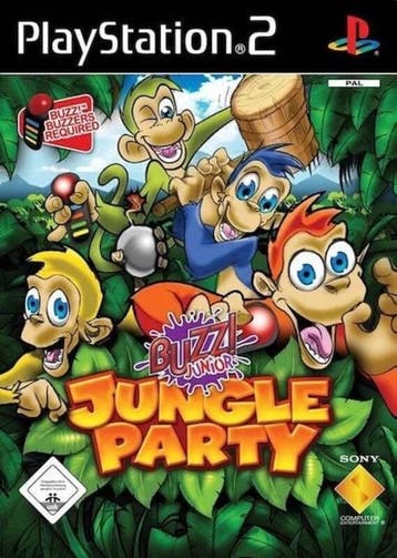 Buzz! Junior Jungle Party (Losse CD) (PS2 Games), Games en Spelcomputers, Games | Sony PlayStation 2, Ophalen of Verzenden, Zo goed als nieuw
