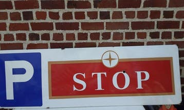 Stella Artois - Parking - Stop - Emaille bord - Emaille