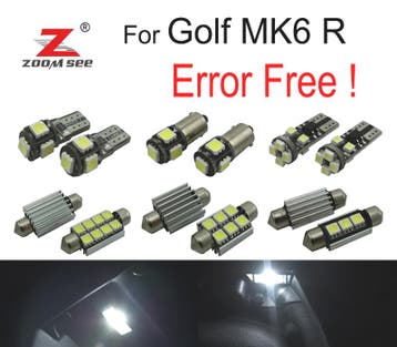Kit 13 Ampoules Led Intérieur Pour Volkswagen Vw Golf Mk6 R, Verzenden, Nieuw