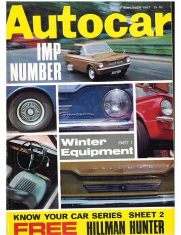 1967 AUTOCAR MAGAZINE 3743 ENGELS