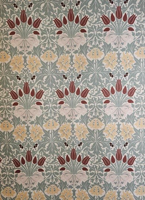 300x280 cm! Stof William Morris Art Nouveau Limited edition, Antiquités & Art, Tapis & Textile