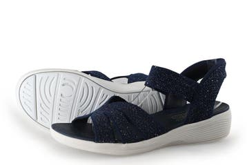 Skechers Sleehakken in maat 40 Blauw, Kleding | Dames, Skechers, Zo goed als nieuw, Schoenen met hoge hakken, Verzenden