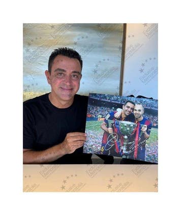 FC Barcelona - Spaanse voetbal competitie - Xavi - Foto, Verzamelen, Overige Verzamelen, Nieuw