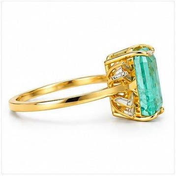 Zonder minimumprijs - Ring - 14 karaat Geel goud, 1,96 gram, Nieuw