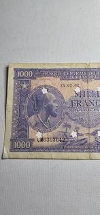 Congo, Democratische Republiek (Kinshasa). - 1000 Francs -, Postzegels en Munten