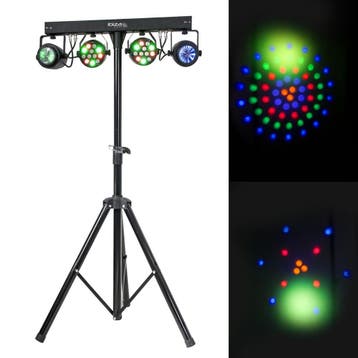 Ibiza Light DJLIGHT60 Lichtset Met 2 Par Cans + 2