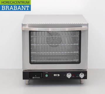 HCB RVS Heteluchtoven Convectieoven met bevochtigingsfunctie, Ophalen of Verzenden, Nieuw in verpakking