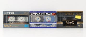 TDK - MA-R60 - MA-X46 - MA-X90M Lege audiocassette - Diverse, Nieuw