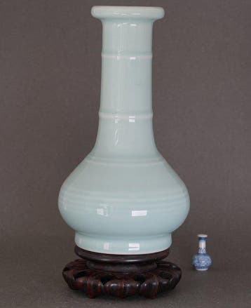 Vase - Porcelaine - Chine - Grand vase monochrome