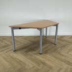 Steelcase verstelbare trapezium tafel 160x69 cm, beuken -, Bureau