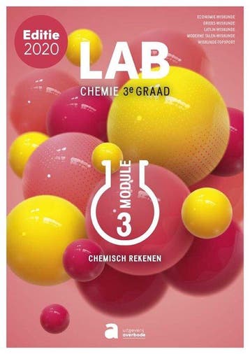 Lab 3de graad Module 3 Chemisch rekenen (2 gru) Leerwerkboek, Verzenden, Zo goed als nieuw, An Christiaens