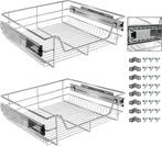 Keukenlade - Telescopische lade - 60 cm - 2 stuks - RVS - Ar, Verzenden, Nieuw