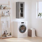 vidaXL Bovenkast 34,5x34x90 cm grijs sonoma eikenkleurig, Verzenden, Nieuw