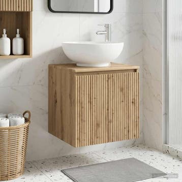 vidaXL Wandgemonteerde wastafel van een meubel Artisanaal, Verzenden, Nieuw
