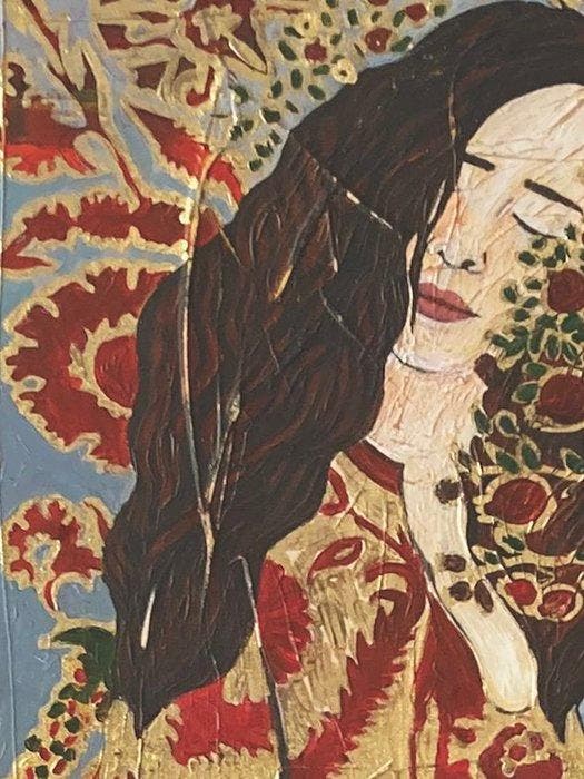 Rasha Amin - Life & Fertility, Antiek en Kunst, Kunst | Schilderijen | Modern