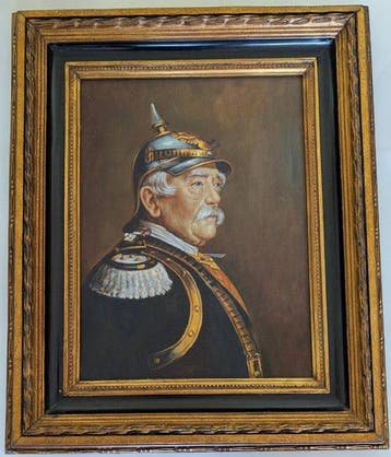 A. Hofer (XX) - Portrait Otto von Bismarck in Uniform mit