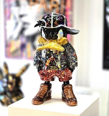 Patryk Konrad - Daffy Duck Holographic Sculpture – Limited, Antiek en Kunst
